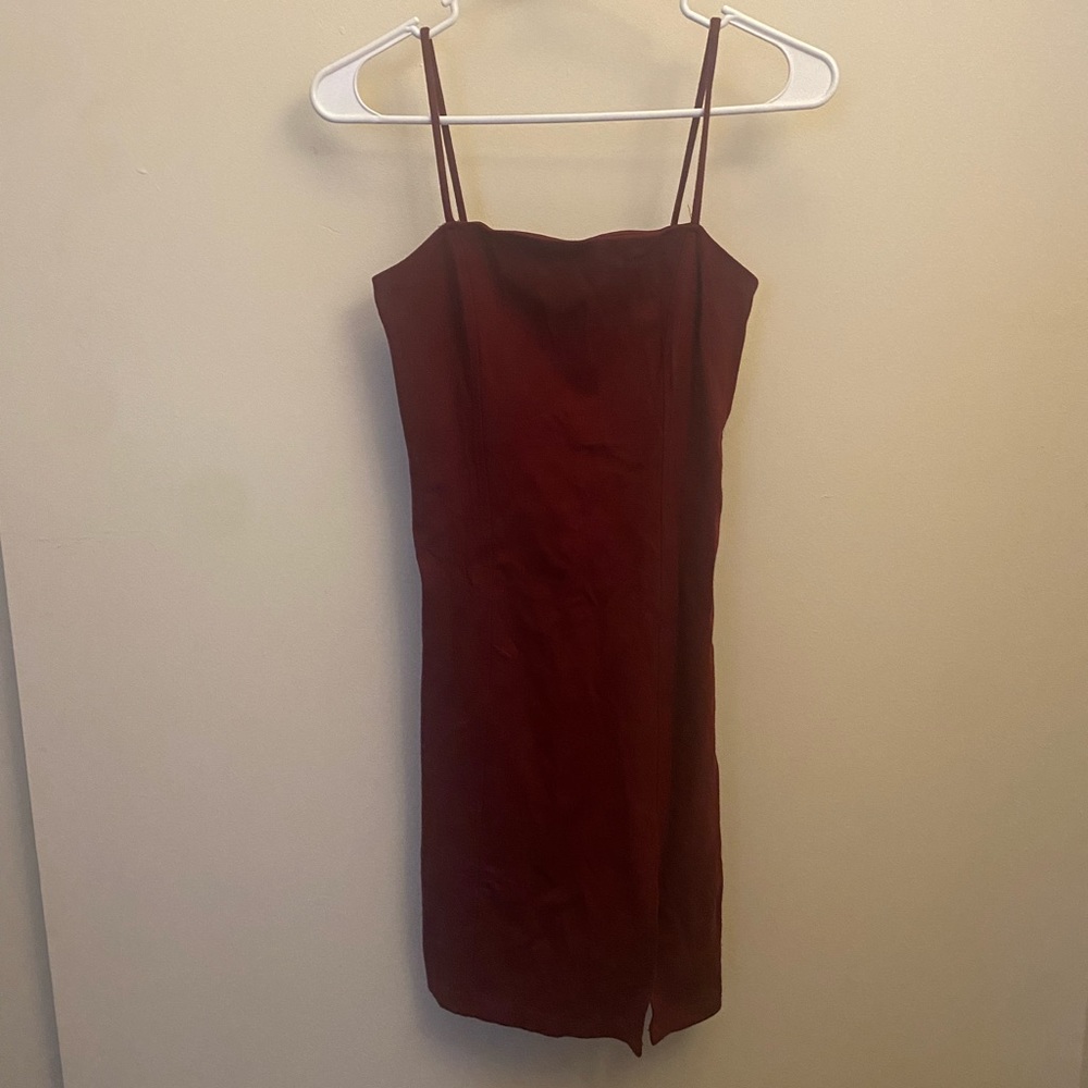 Maroon dress